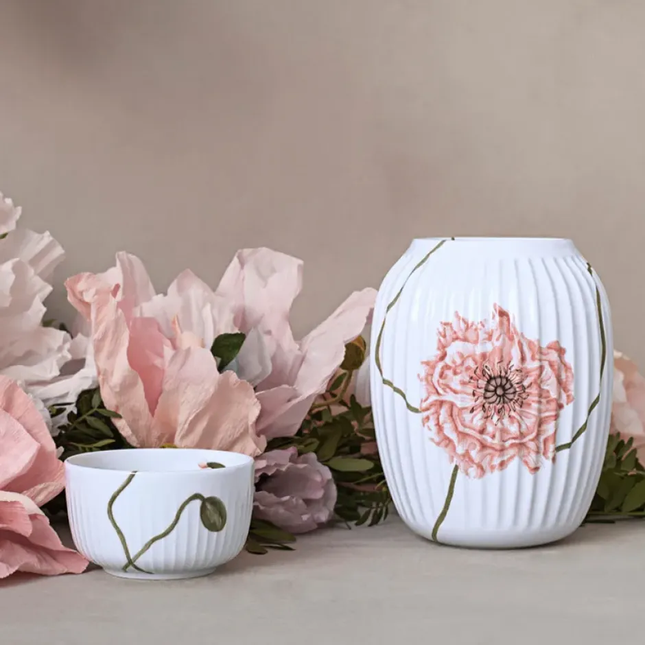 Hammershøi Poppy -maljakko 21 cm, Valkoinen