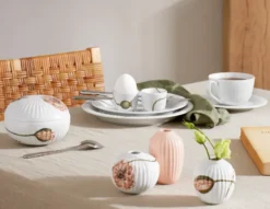 Hammershøi Poppy -maljakko mini 3 osaa, Valkoinen-koriste