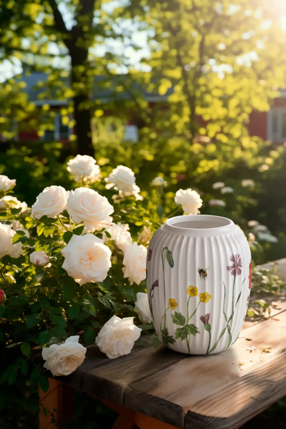 Hammershøi Summer maljakko 21 cm, Villit kukat