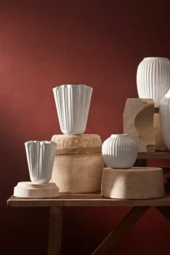 Hammershøi vaasi unfold, Valkoinen, 16,5 cm