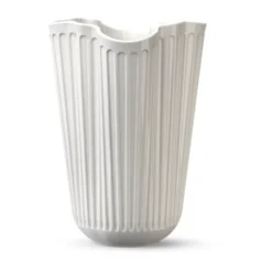 Hammershøi vaasi unfold, Valkoinen, 16,5 cm
