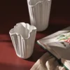 Hammershøi vaasi unfold, Valkoinen, 20,5 cm