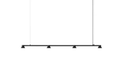 Hat Linear riippuvalaisin large, Musta