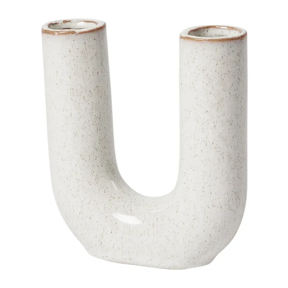 Hector maljakko U Ø16 cm, Rainy day grey