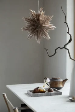 Helena adventtitähti Ø44 cm, Beige
