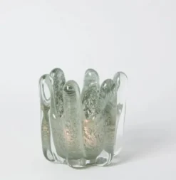 Helix kynttilälyhty Ø14 cm, Sammaleenvihreä