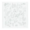 Herbarium lautasliina 35x35 cm, Harmaa