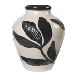 Herbert maljakko 40 cm, Black-rainy day green