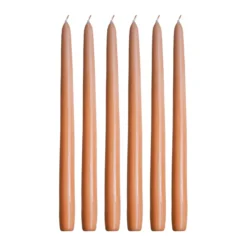 Herrgårdsljus kynttilät 30 cm 6-pakkaus, Aprikoosi