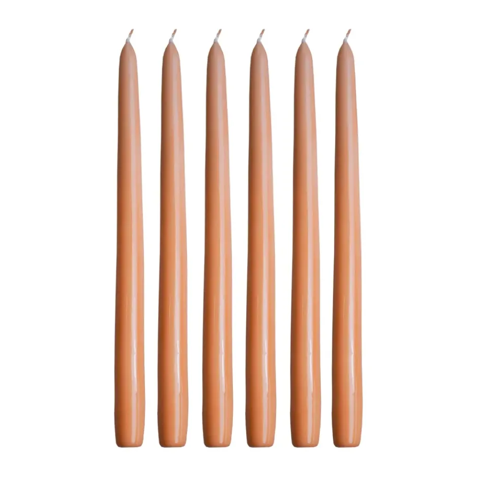 Herrgårdsljus kynttilät 30 cm 6-pakkaus, Aprikoosi
