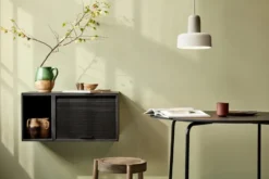 Hifive kaappi rulo-ovella, Mustaksi maalattu tammi
