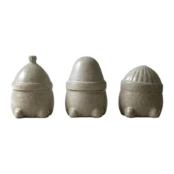 Hipster Triplets -joulukoriste, 3-pakkaus, Beige