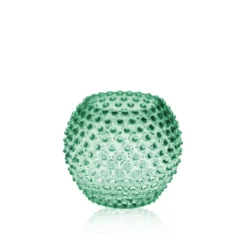 Hobnail Globe maljakko 18 cm, Beryl