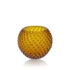 Hobnail Globe maljakko 18 cm, Meripihka