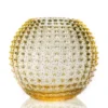 Hobnail Globe maljakko 24 cm, Sitruuna