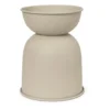Hourglass ruukku extra small Ø21 cm, Cashmere