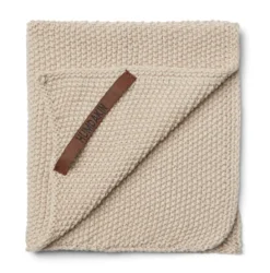 Humdakin Knitted tiskipyyhe 28x28 cm, Light stone