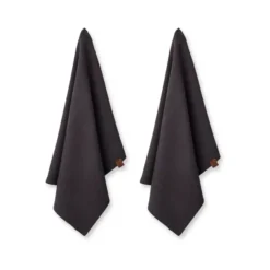 Humdakin Recycled keittiöpyyhe 45 x 70 cm 2-pack, Coal