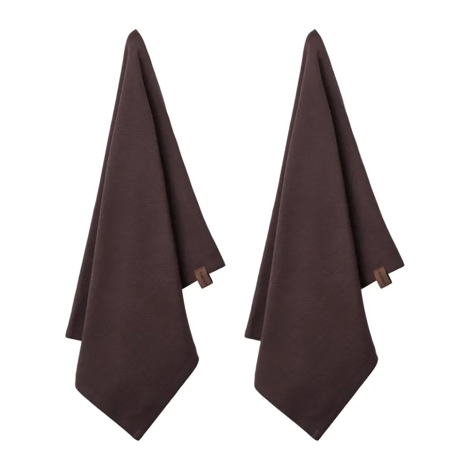 Humdakin Recycled keittiöpyyhe 45 x 70 cm 2-pack, Coco