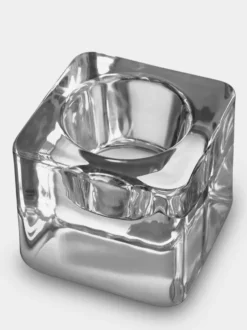 Ice cube -kynttilälyhty 70 mm, Kirkas