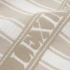 Icons Waffle Striped -keittiöpyyhe 50 x 70 cm, Beige-white
