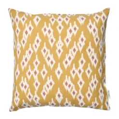Ikat Diamond tyynynpäällinen 50x50 cm, Keltainen