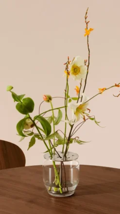 Ikebana maljakko ruostumaton teräs, Small