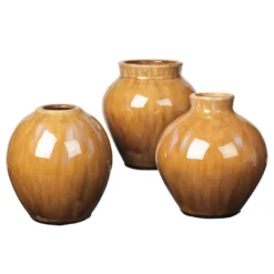 Ingrid keramiikkamaljakko 14,5 cm, 3-pakkaus, Apple cinnamon