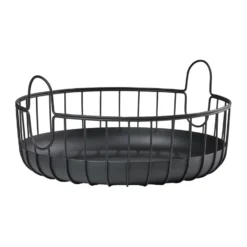 Inu kori Ø38x18 cm, Black