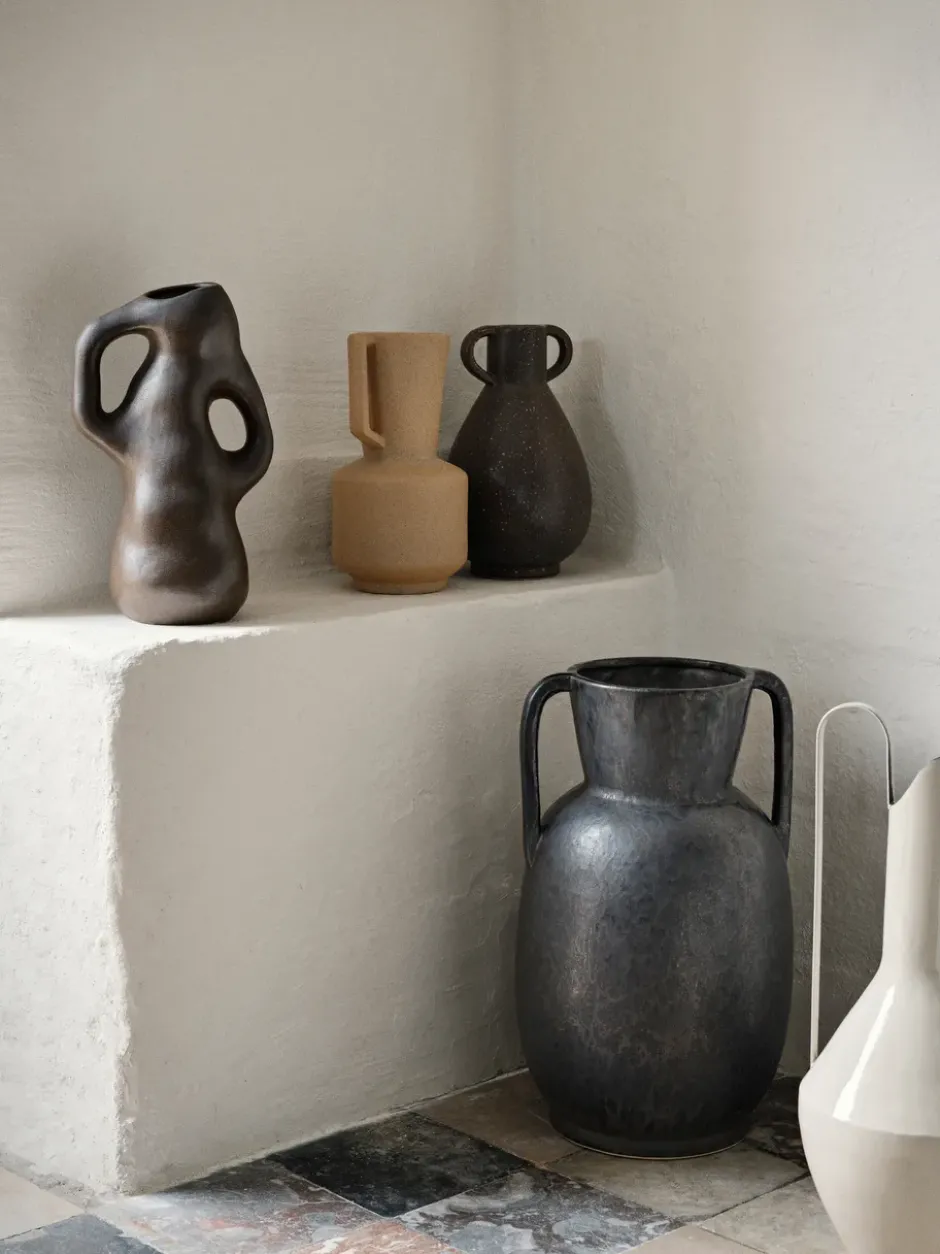 Isolde vaasi 35 cm, Antique brown