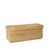 Japanese tarjotinpöytä 35x95 cm, Dark oak, medium