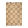 Jute Squares matto, Natural, 170x230 cm