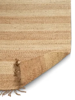 Jute Stripes matto, Natural juutti, 170x230 cm