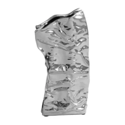 Kami maljakko mini 25x13 cm, Chrome
