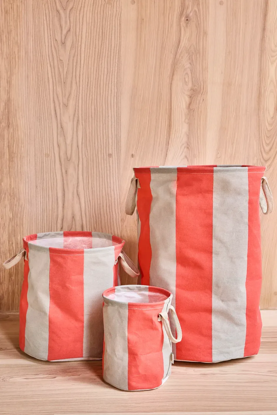 Kara säilytyskori small Ø18x22 cm 2-pack, Cherry Red