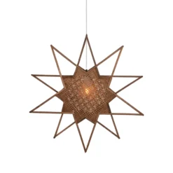 Karin adventtitähti Ø70 cm, Ruskea