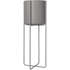 Kena jalallinen ruukku M k80,5 cm Ø29 cm, Steel gray (tummanharmaa)