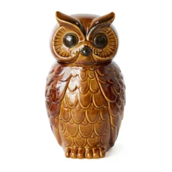 Keraaminen owl säilytyspurkki, Roasted