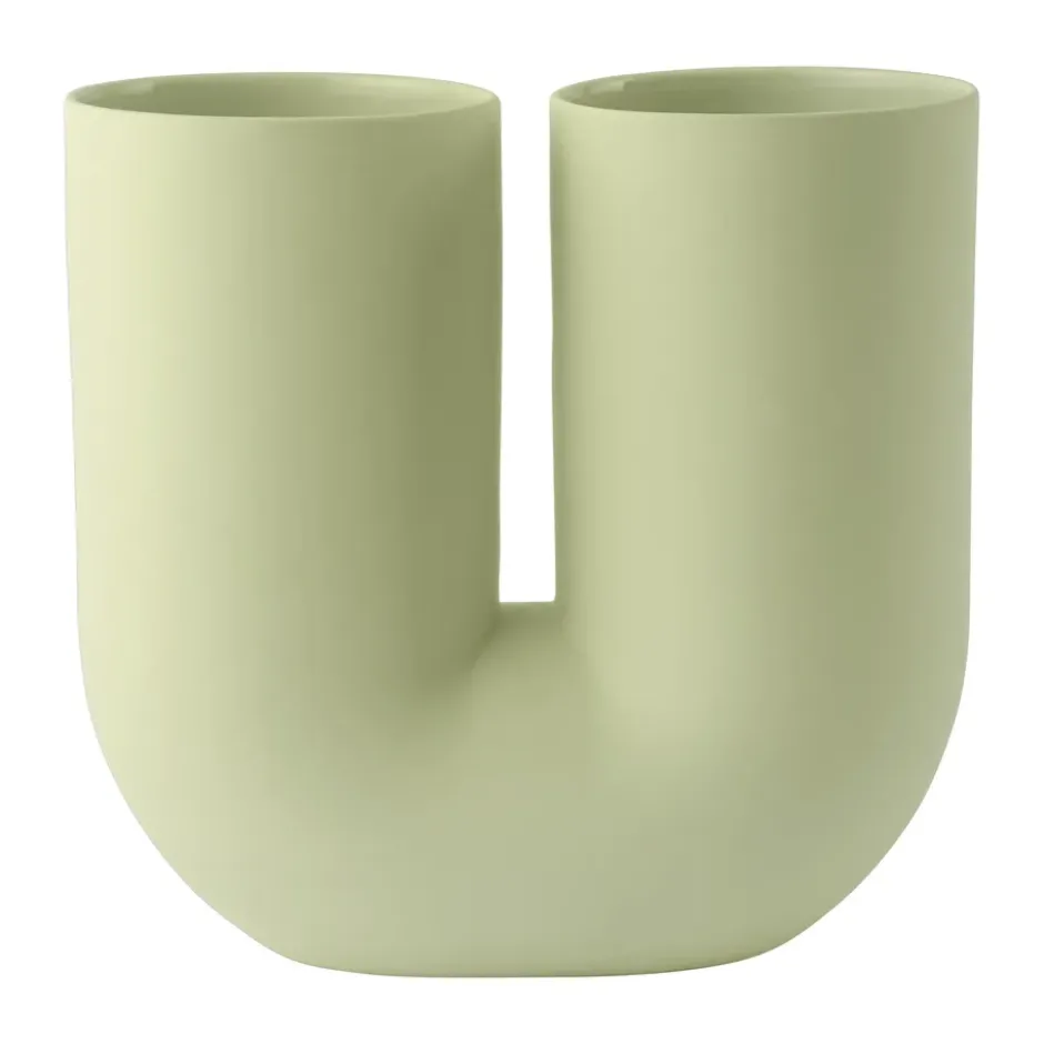 Kink maljakko 26 cm, Light green