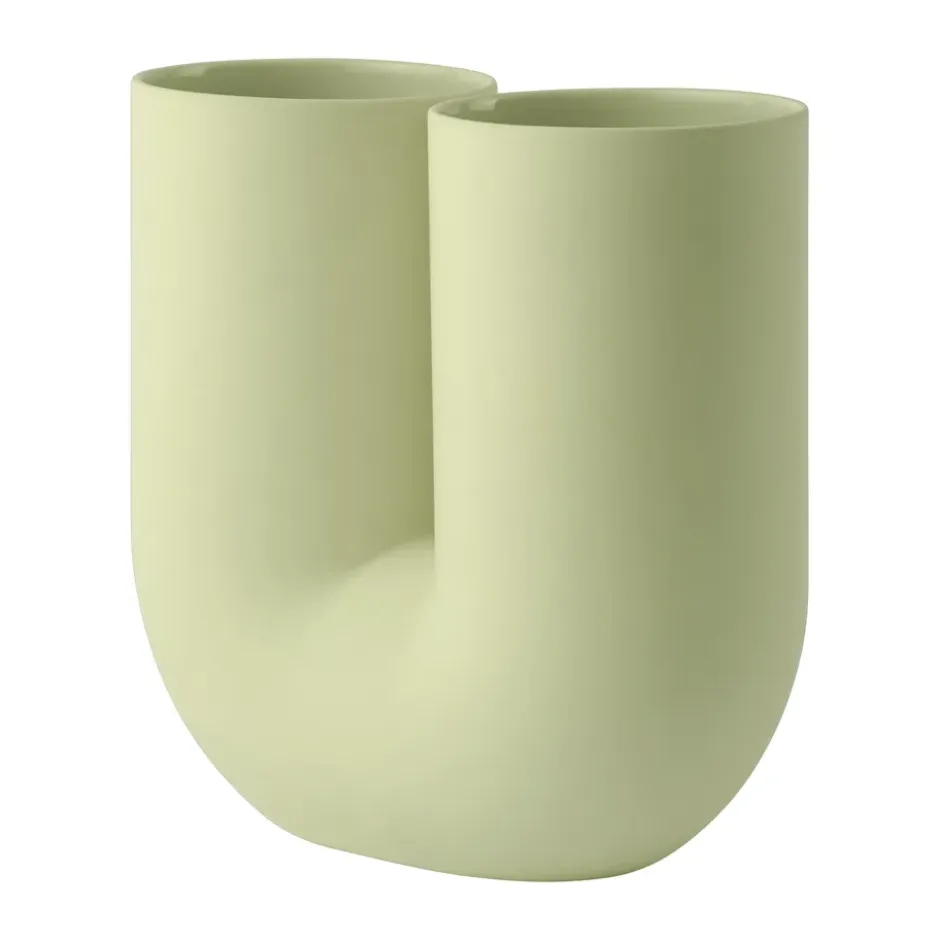 Kink maljakko 26 cm, Light green