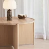 Kin pöytävalaisin 33 cm, Brown marble
