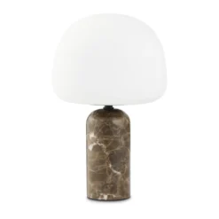 Kin pöytävalaisin 33 cm, Brown marble
