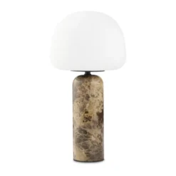 Kin pöytävalaisin 40 cm, Brown marble