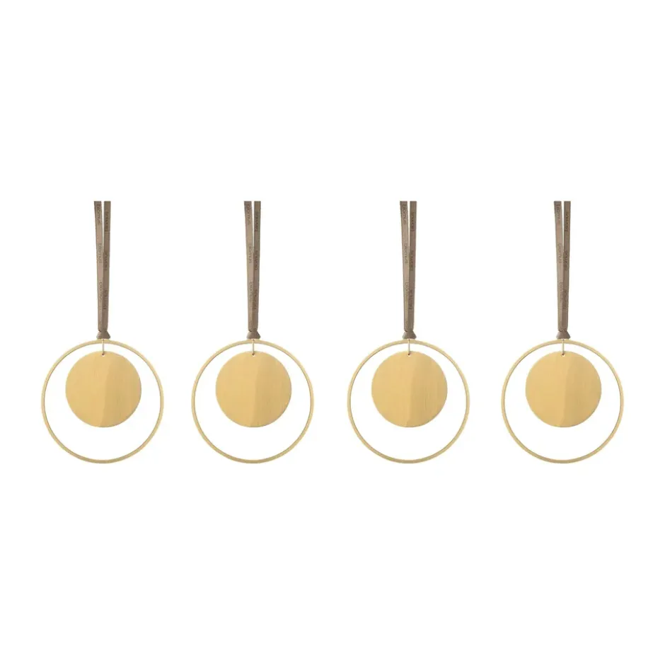 KITAI joulukoriste 8,5 cm 4-pakkaus, Circle