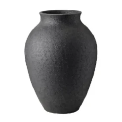 Knabstrup maljakko 20 cm, Musta