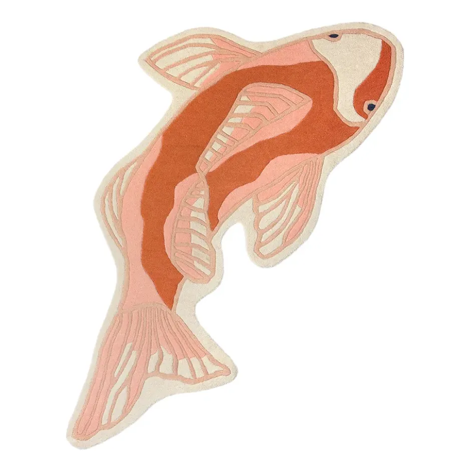 Koi matto 97 x 130 cm, Pumpkin orange