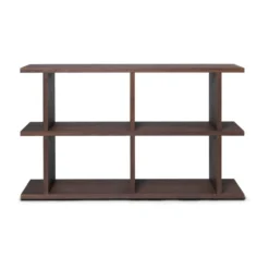 Kona kirjahylly 2x2, Dark stained