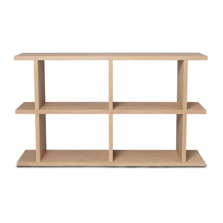 Kona kirjahylly 2x2, Natural