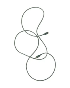 Kord USB-C - USB-C latauskaapeliin 1,8 m, Dark Green