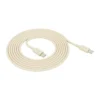 Kord USB-C - USB-C latauskaapeliin 1,8 m, Pearled Ivory